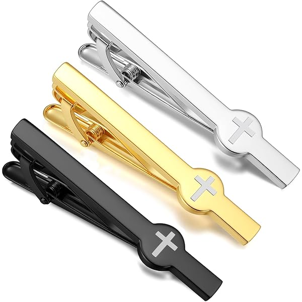 Amazon.com: Dannyshi Tie Clips for Men Classic Tie Clip Set
