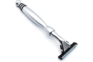 Taconic Shave, Gillette Sensor & Sensor Excel Compatible Heavyweight Triple Blade Pivot Head Razor, Includes 1 Preloaded Blade - Delivers a Smooth, Close & Comfortable Shave