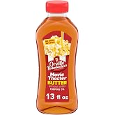 Orville Redenbacher's Movie Theater Butter Flavored Topping Oil, 13 fl oz. | Movie Theater Butter flavor; convenient no-mess squeeze bottle to drizzle the perfect amount; great for movie night