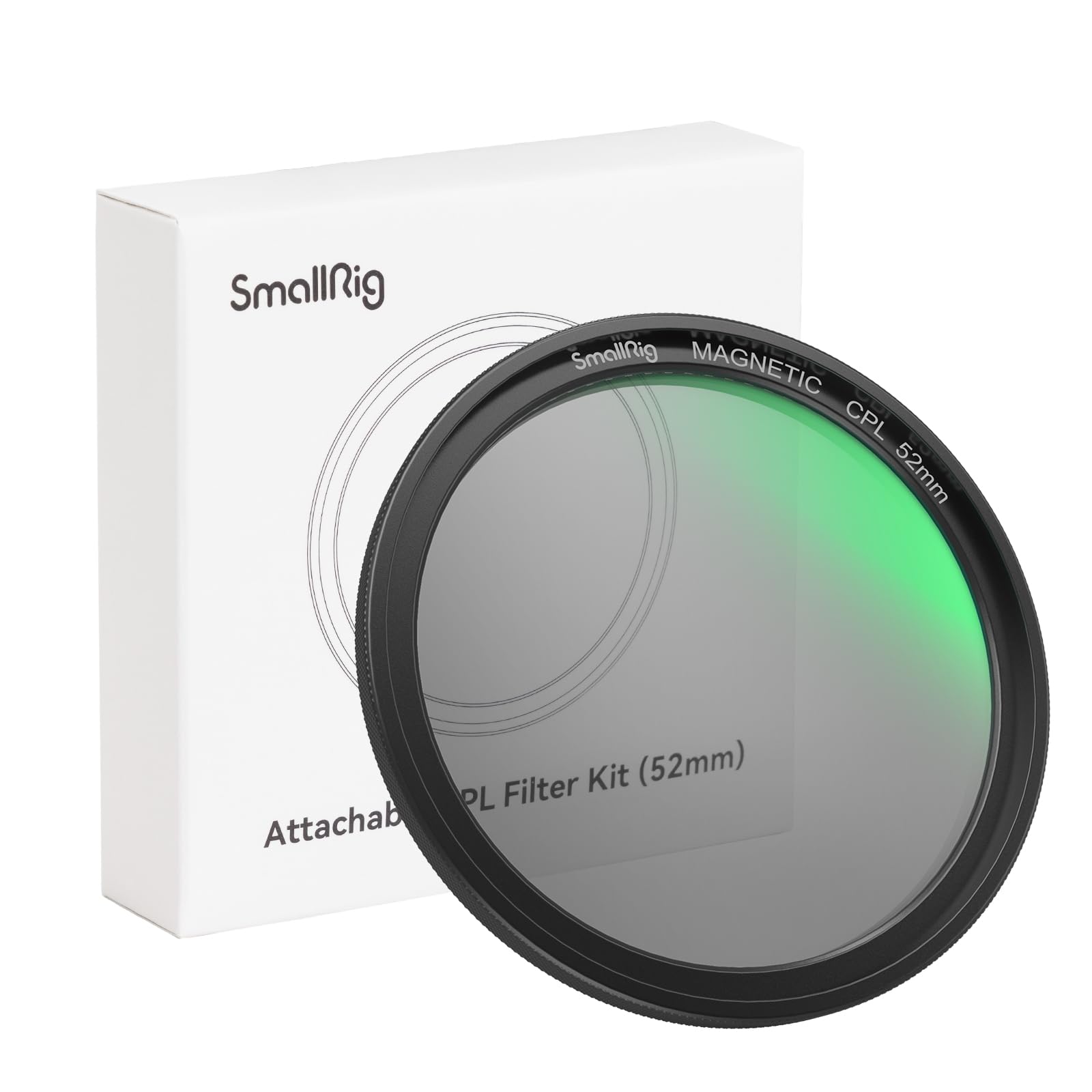 SMALLRIG 52mm Magnetic Circular Polarizers Filter, HD Optical Glass 28 Layer Multi Nano Coated Circular Polarizing Filter Magnetic CPL Ultra Slim Frame - 4216