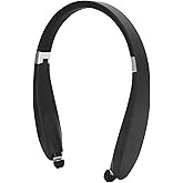 Dilwe SX?991 Stereo Bluetooth5.0 Headphones Neckbands with Retractable Earbuds,Foldable Bluetooth5.0 Headphones Speaker 2 in 1,Universal Sports Earphone,for Home Office,Video