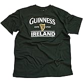 Guinness Bottle Green Ireland Harp Logo Tee Shirt