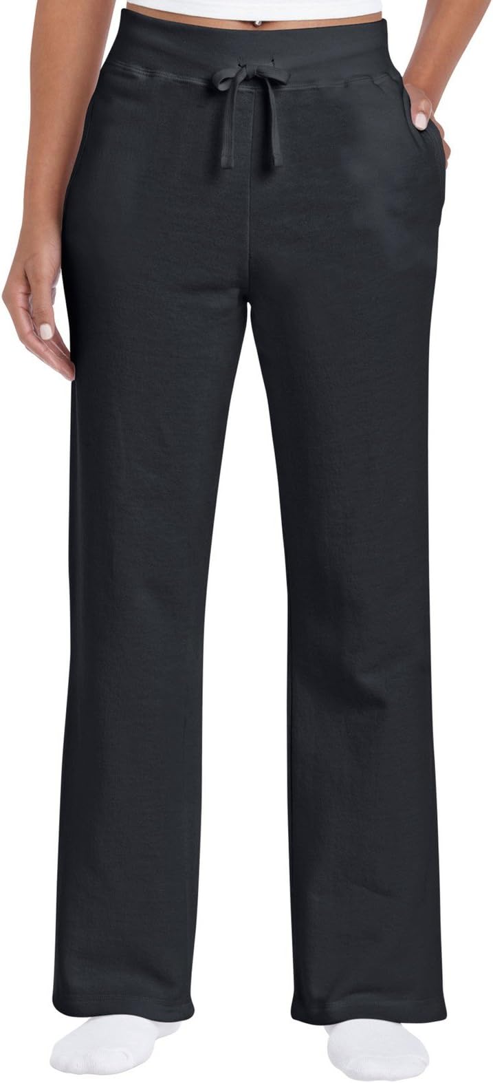 Gildan Women's Open Bottom Sweatpants