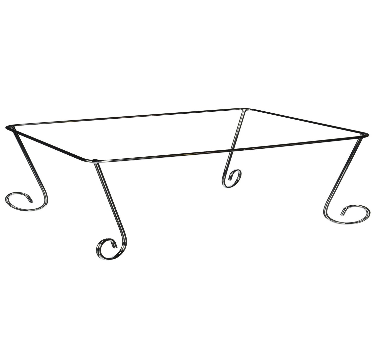 Tiger Chef Decorative Ornate Disposable Chrome Wire Full Size Chafer