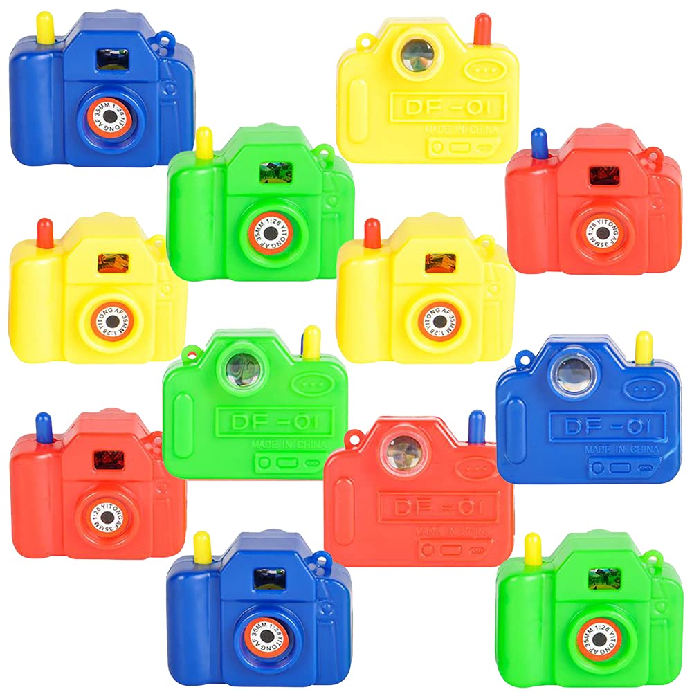 ArtCreativity Mini Plastic Animal Camera Viewers, Set of 12, Children’s Pretend Play Prop with Images in Viewfinder, Fun Birthday Party Favors, Goodie Bag Fillers, Holiday Prize for Boys and Girls