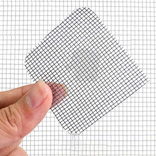 MqbY Door and Window Screen 24Pcs/Set Anti-Insect Fly Door Window Anti Mosquito Screen Net Mesh Repair Tape Patch Adhesive Stickers for Home Office