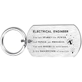 Richesele Engineer Gifts - Engineering Keychain for Mechanical Software Electrical Engineer - Engineering Student Professor