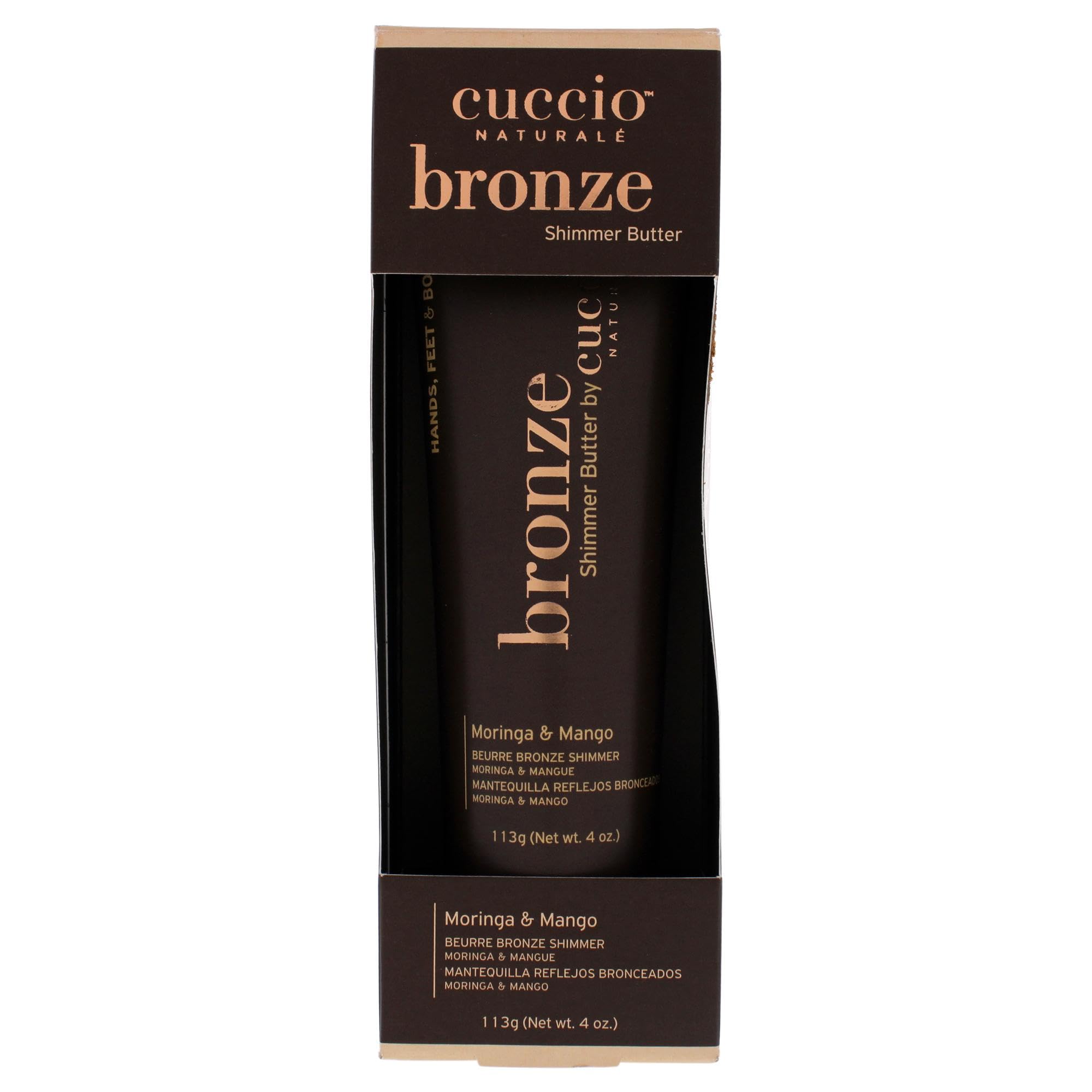 Cuccio - Bronze Shimmer Butter - Moringa and Mango - for Women - Bronzer - 4 oz