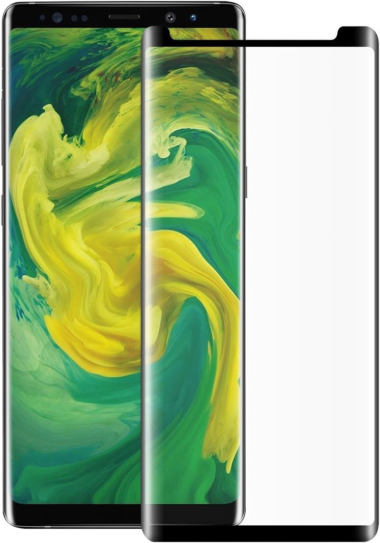 [Full Adhesive] Galaxy Note 8 Screen Protector Hero Shield,[3D Curved] [Case Friendly] [Anti-Scratch] [Full Screen Cover] Tempered Glass Screen Protector for Samsung Galaxy Note 8 (2017)