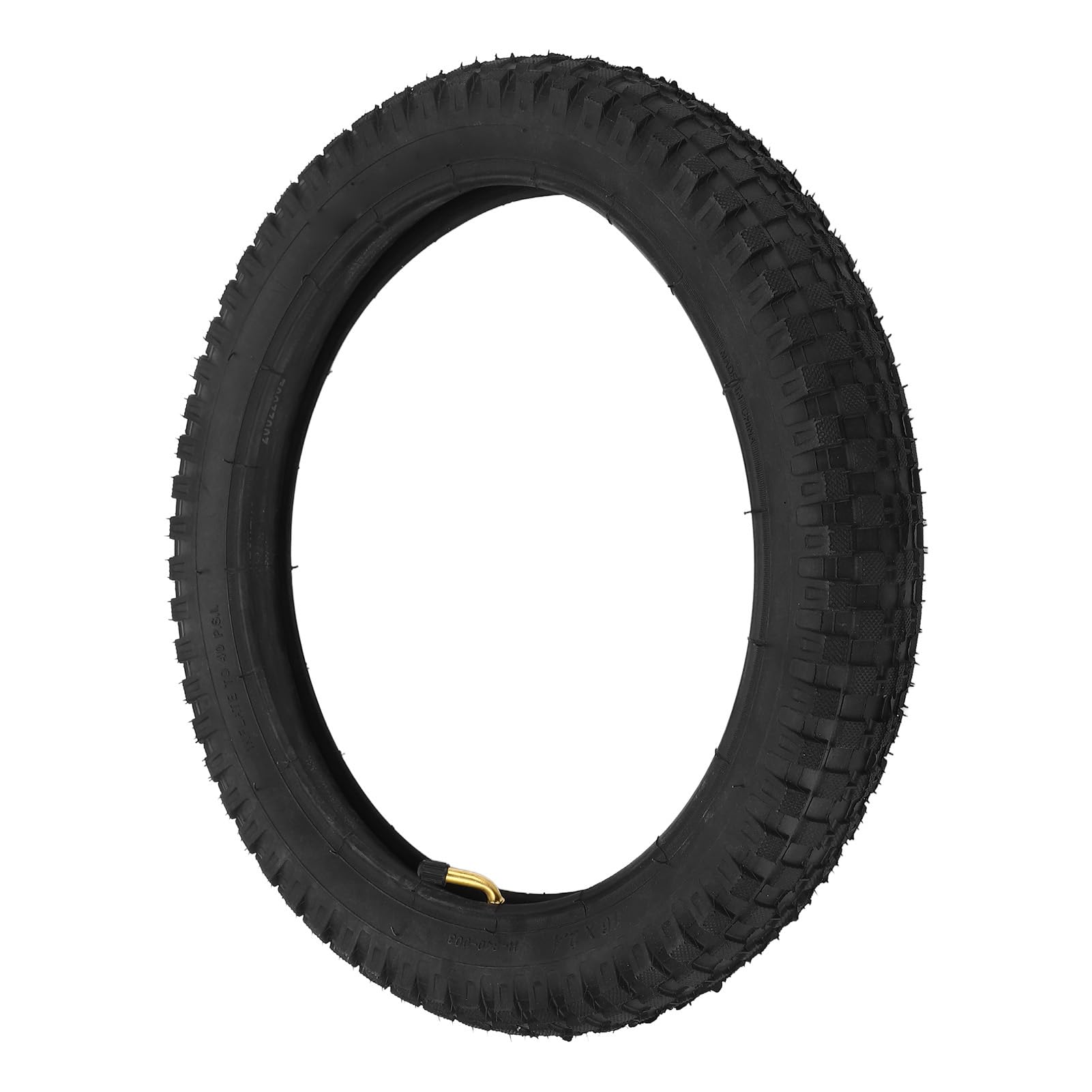 Kids Bike Tires, Children Mountain Bike Tire, 16x2.4 Dirt Bike Tire Rubber Anti Slip Inner Outer Tyre Replacement Kids Bike Tire (Black) Mountain Bike Tyres