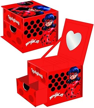 Joyero Prodigiosa Ladybug espejo corazon: Amazon.es: Juguetes y juegos