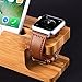 5 Colors for Apple Watch Bands 38mm and 42mm, Fullmosa Jan Calf Leather Replacement Band/Strap for Apple Watch Series 3, iWatch Series 3, Series 2, Series 1, Sport 2015 2016 2017, 42mm Brown