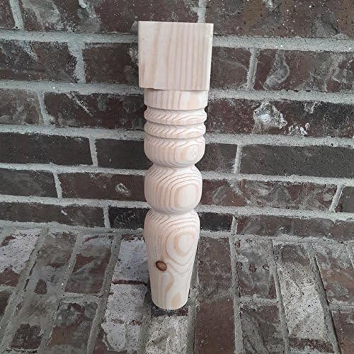 Bench and Coffee Table Legs 16" to 18.5": Chunky Farmhouse Rustic Bench Legs (SET OF 4)