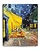 DECORARTS - Cafe Terrace At Night, Vincent Van Gogh Reproductions. Giclee Canvas Print Wall Art for Home Wall Decor. 24x30x1-1/2 in