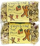 Gingerbread Man Pasta and Gingerbread Houses Shaped Christmas Holiday Pasta 2 Pack