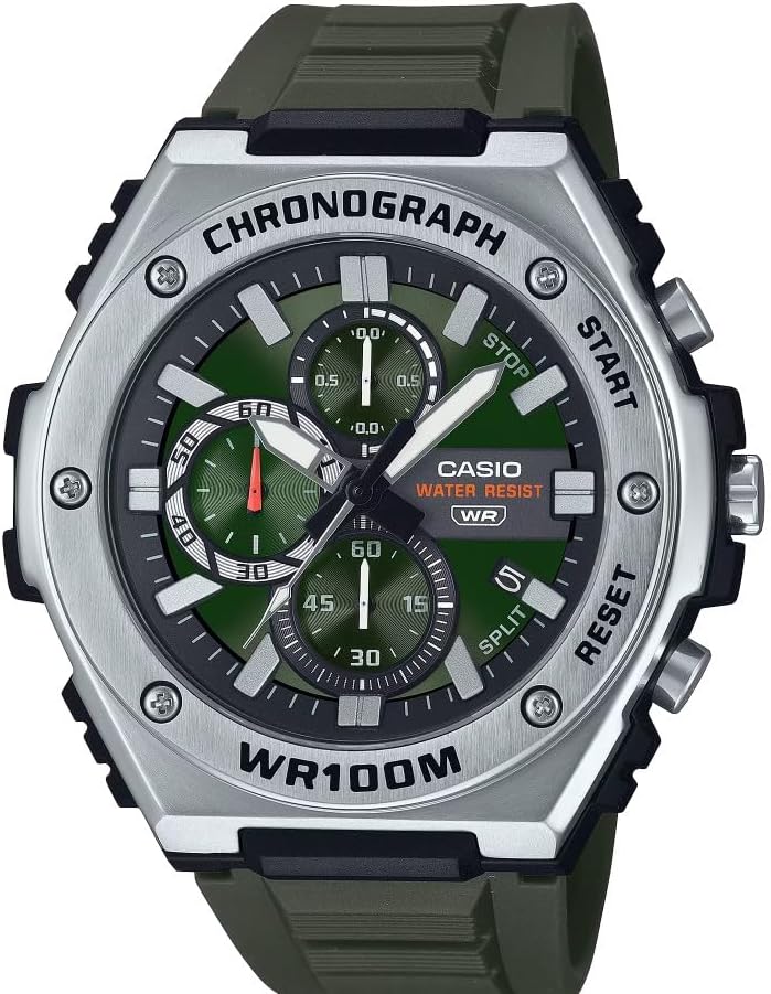 Amazon.com: Casio MCW200H Series | Men's Analog Watch | Black/Red
