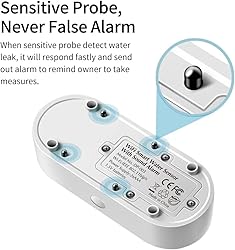 eMylo Water Leak Detector WiFi, 120dB Water Sensor
