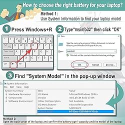 BOWEIRUI DXGH8 Laptop Battery Replacement for Dell