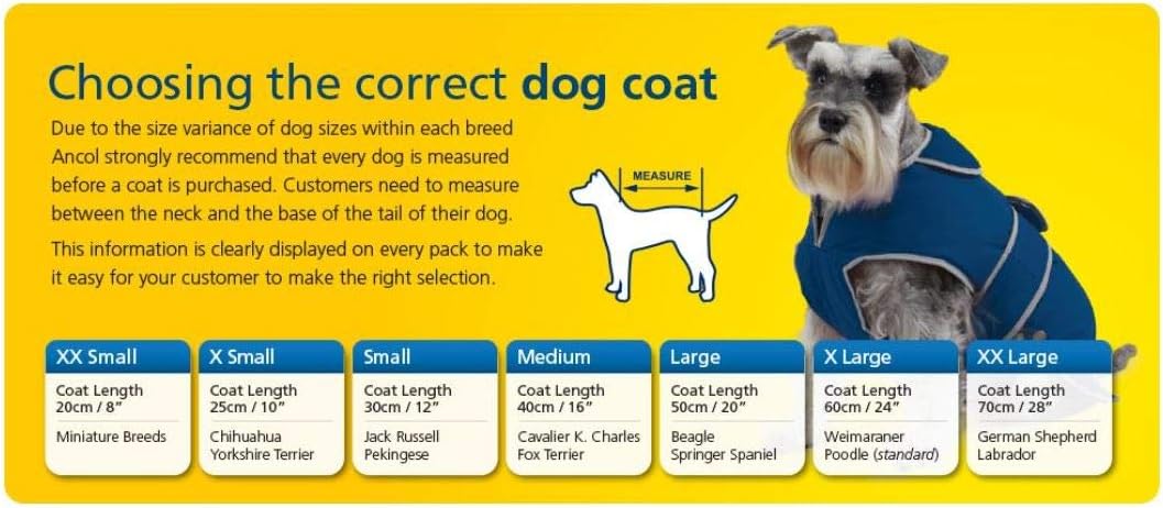 Ancol Muddy Paws Stormguard Coat Chocolate Extra Large XL ( Length 60cm/ to fit girth 72-88 cm) - Image 3