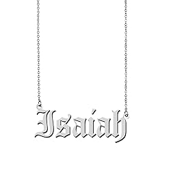GR859C Best Friend Isaiah Name Necklace Dainty