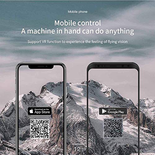 EANMANM 48 Minuten WiFi FPV Drohne faltbar mit 1080P Kamera HD Live Übertragung ,RC Drone Quadrocopter mit Höhe-halten… – Bild 7