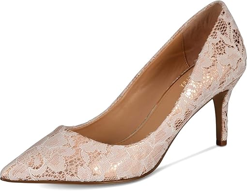 rose gold pumps amazon