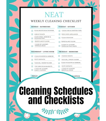 Weekly Cleaning Checklist Magnetic Cleaning Schedule Whiteboard - Daily ...
