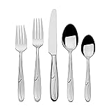 Mikasa Cocoa Blossom 65-Piece Flatware Set for