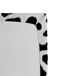 Ambesonne Cow Print Fitted Sheet, Animal Hide