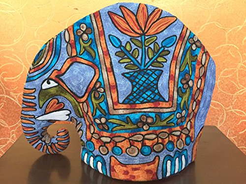Elephant Quilted Tea Cozy/Embroidered French press cosy/Teapot/cafetière/coffee plunger/kettle/percolator/server/pot/carafe/animal cozy/*** Free Delivery***
