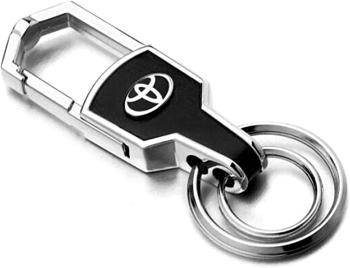 TKXT Zinc alloy Car Logo Keychain key ring For Toyota