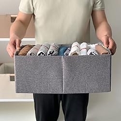 FUULOXE Storage Bin for Shelves Rectangle Closet