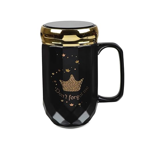 Buy CupShup Microwave Safe Ceramic Golden Crown Coffee/Tea ...