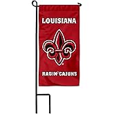 Louisiana Lafayette Ragin Cajuns Mini Garden and Flower Pot Flag Topper
