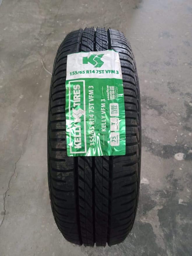 Goodyear 155 65 R14 Kelly Vfm 3 75t Tubeless Car Tyre Amazon In Car Motorbike