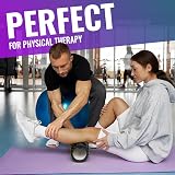 1ABOVE Foam Roller Deep Tissue Massage 33x14cm Black Fitness Physio view 2
