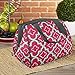 Fit & Fresh Charlotte Insulated Lunch Bag for Women, Pink Aqua Dot Tile