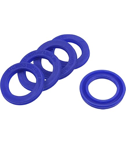 XiKe Double Lip Oil Shaft Seal - TC 40mm X 54mm X 5mm Nitrile Rubber With Spring (2 Pack)