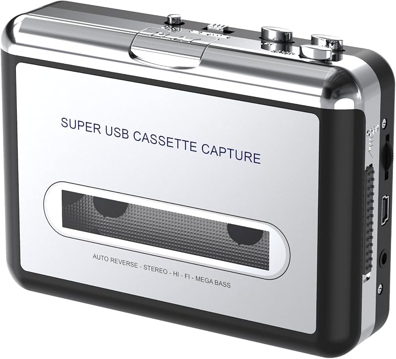 DIGITNOW Portable Cassette Player USB Cassette to MP3 Converter