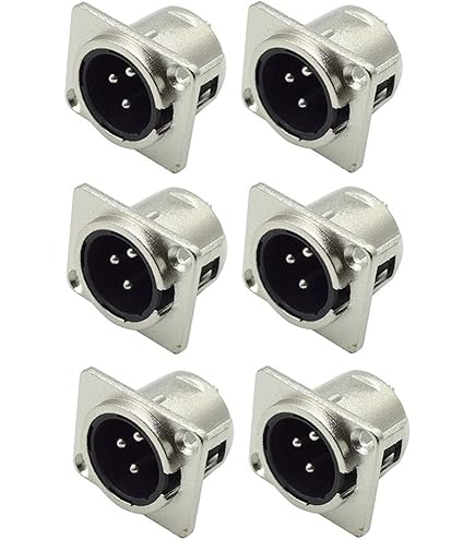 Amazon.com: Keadic 8-Pack XLR Male and Female Jack 3 Pin - Chassis