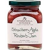 Stonewall Kitchen Strawberry Apple Rhubarb Jam, 12.5 Ounces