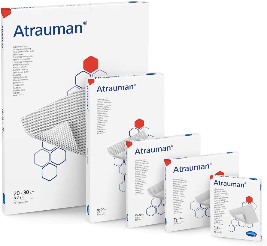 Hartman Atrauman Dressings 7.5cm x 10cm Pack of 10, 7.5x10 cm (Pack of 10) - Image 5