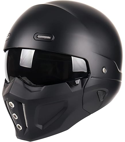 Amazon.com: Woljay Visor Motorcycle Open Face Helmet Wind Shield