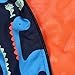 Little Boys Dinosaur Printed Jacket Coat, Hooded Jackets Breathable Mesh Lined Windbreaker For Toddler 2-8 Years