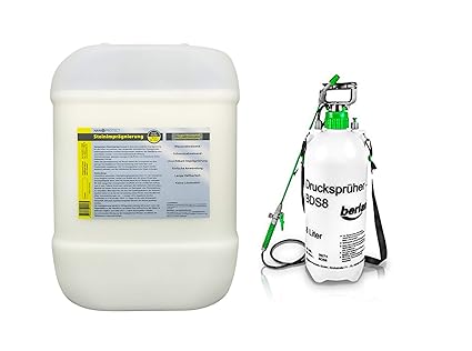 Nanoprotect Steinimprägnierung mit Drucksprüher | Profi Qualität | Vorbeugend gegen Grünbelag und Einschmutzung | 10 L für ca