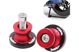 PPXIONG Motorcycle Swing Arm Sliders Spools 2Pcs 8MM CNC for Honda CBR150 CBR100F CBR1000RR CBR1100XX CBR125 CBR250 CBR400RR CBR400F CBR450SR CBR600RR CBR900RR CBR954RR Red