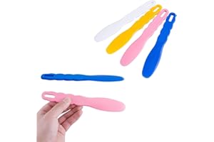 BONEW 6pcs Assorted Dental Lab Plastic Mixing Spatula for Impression Material Alginate
