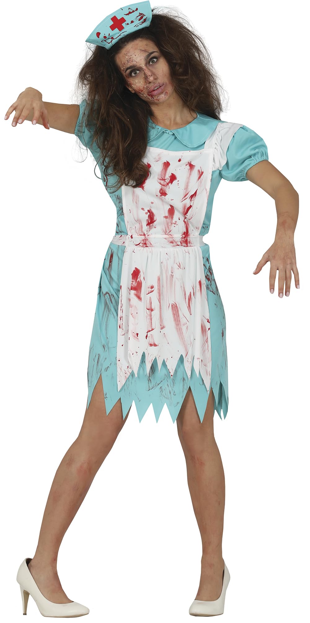FIESTAS GUIRCA Zombie Nurse Halloween Fancy Dress Costume Lady Size 14-16
