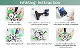 HETOO Dog Soccer Ball Interactive Tug of War Water Toy 6 Inch Blue Red view 9