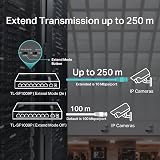 TP-Link TL-SF1009P 9-Port Unmanaged PoE+ Switch 8x100Mbps 30W/Port 250m Range view 2